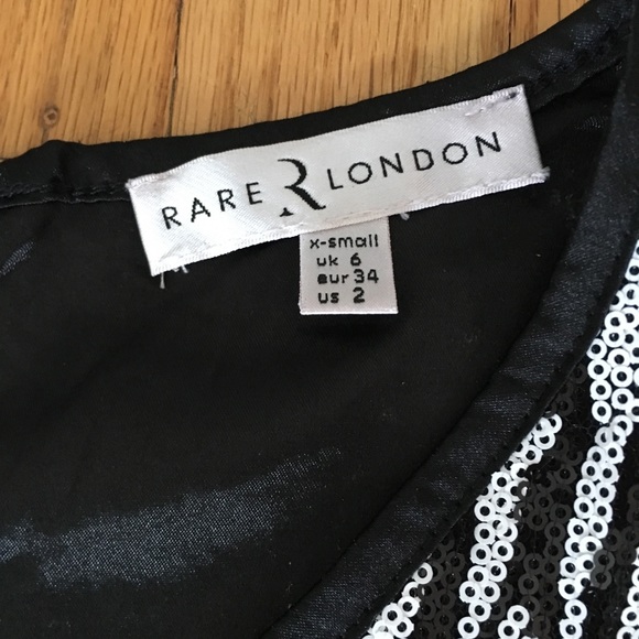 NWOT Rare London ASOS Sequin mini dress XS - Picture 3 of 4